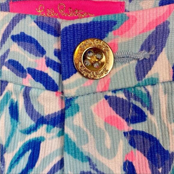Lilly Pulitzer Callahan Short With Lace In Breakwater Party Wave Size 4 New! - Picture 3 of 13